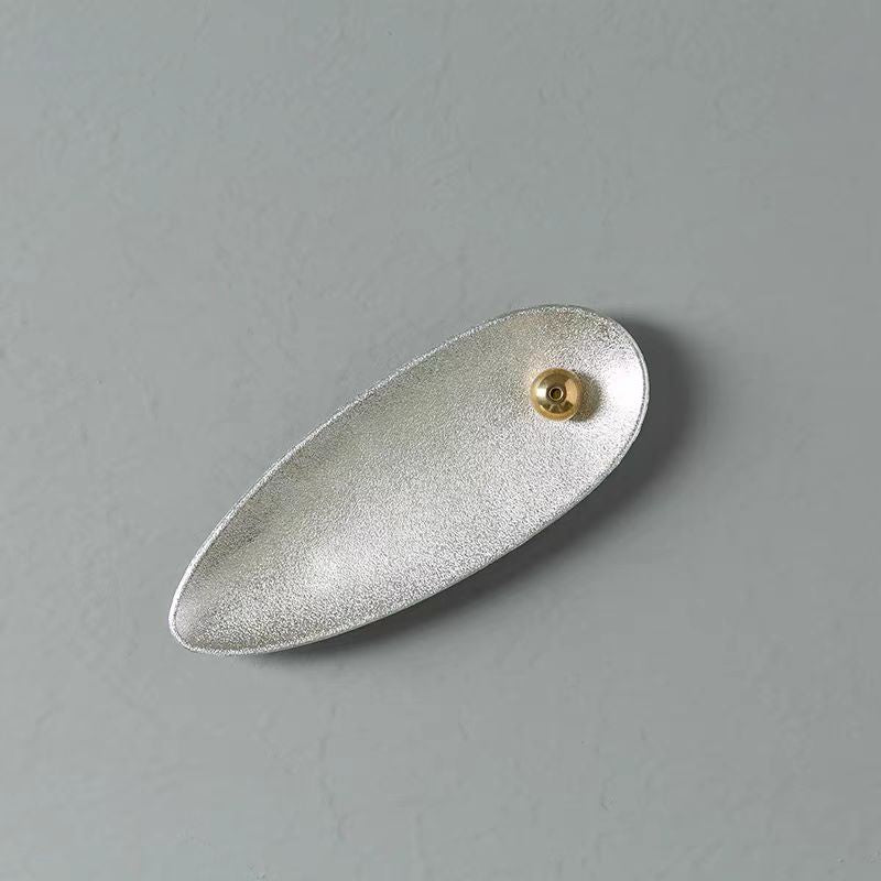 Silver Leaf Incense Holder