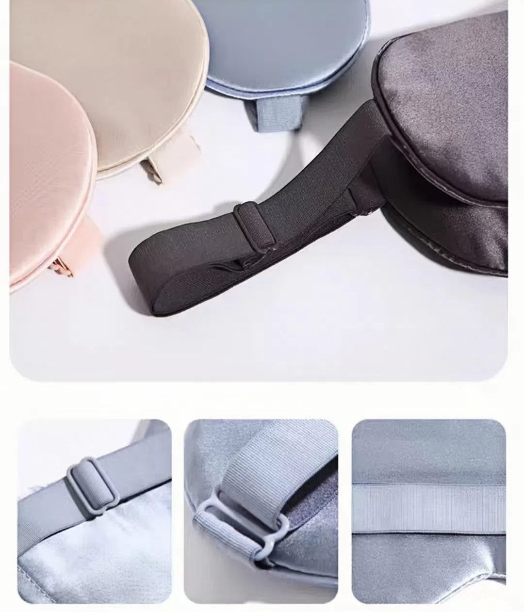 Silk Sleep Mask — 100% Mulberry Silk (Multiple Colors)