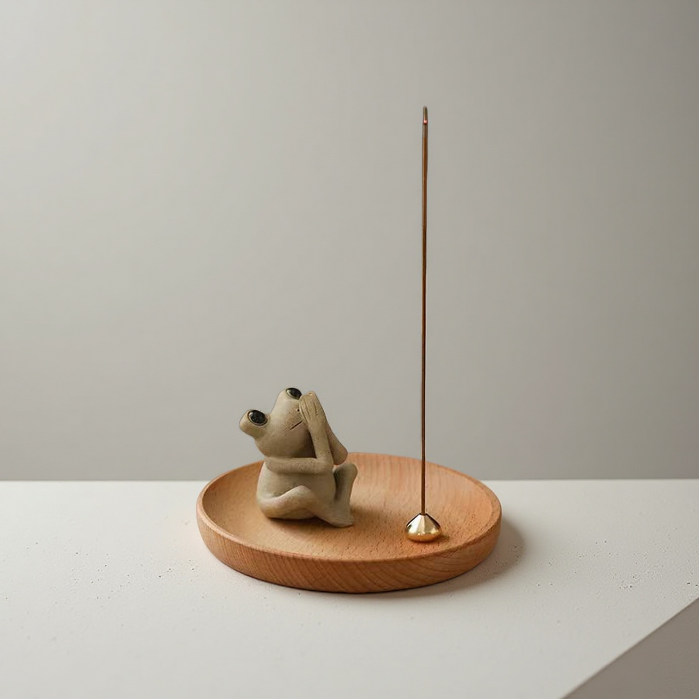 Namaste Frog Incense Holder Set