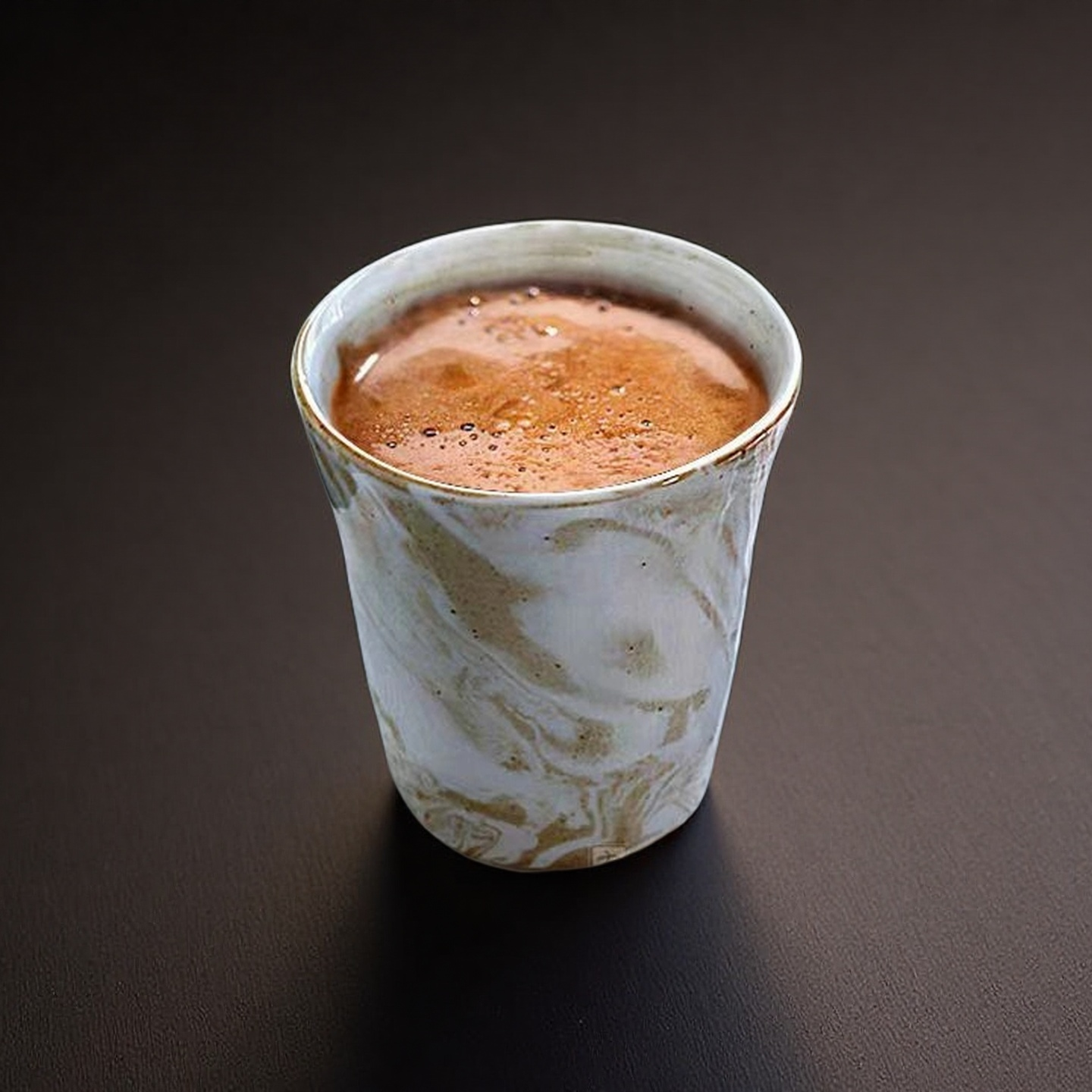 Handcrafted “Drifting Clouds” Swirl Ceramic Tumbler — Three Colors