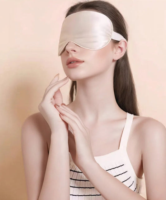 Silk Sleep Mask — 100% Mulberry Silk (Multiple Colors)